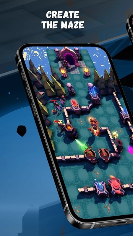 Xây dựng và tối ưu hóa các toà tháp trong Maze Defenders – Tower Defense