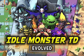 Idle Monster TD Evolved MOD APK (Menu, Sát thương cao/Phạm vi tấn công) 75.0.0