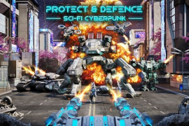 Protect & Defense Sci-Fi Cyber MOD APK (Vô hạn tiền/Nâng cấp miễn phí) 2.0.6